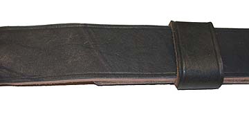 Musket Sling D - Black Leather